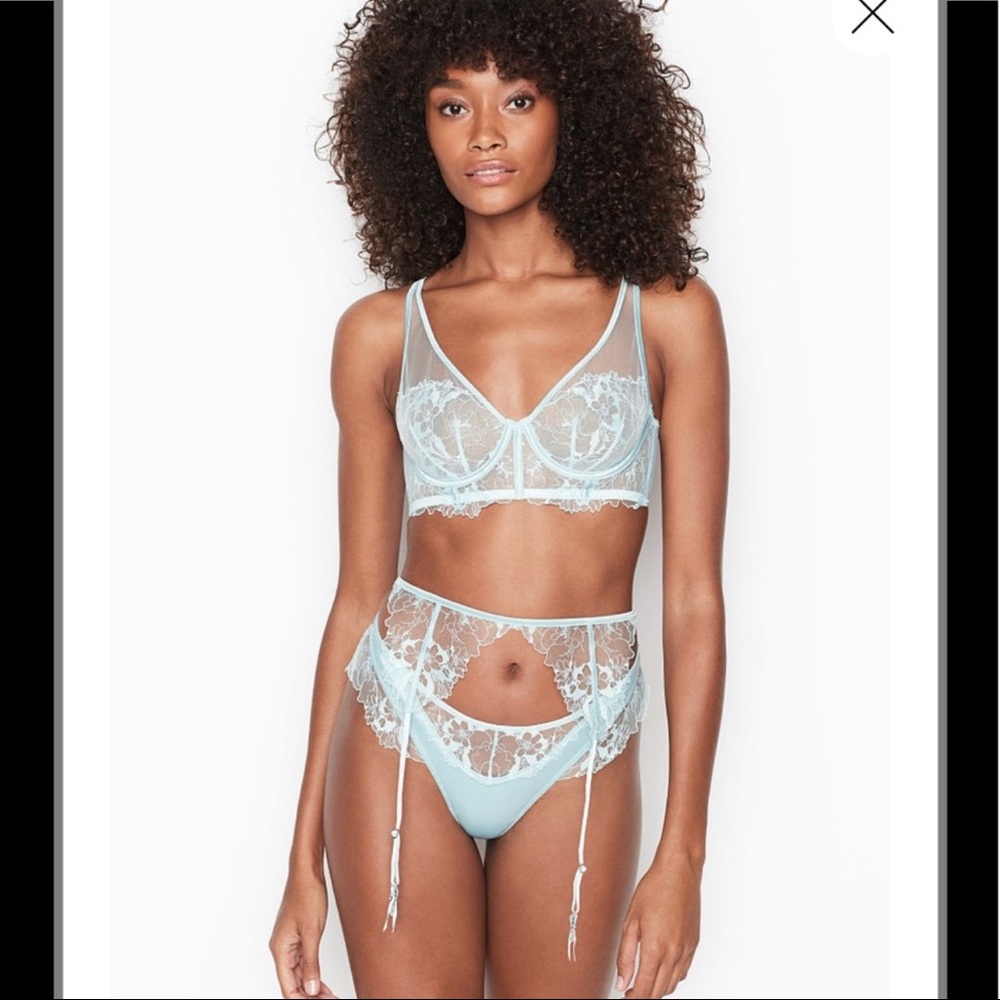 New in package bra and garter set